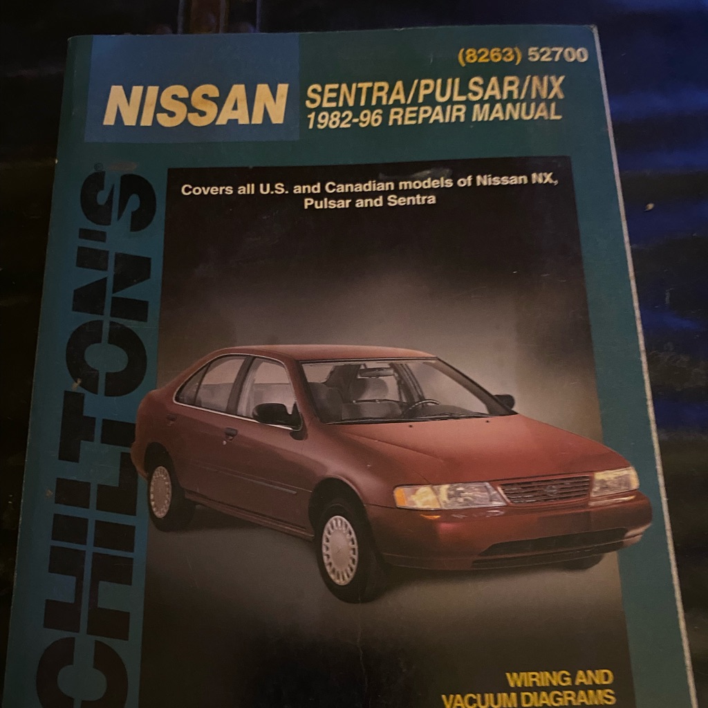 Chilton Nissan Sentra  Pulsar  Nx 198296 Repair Manual 8263 52700